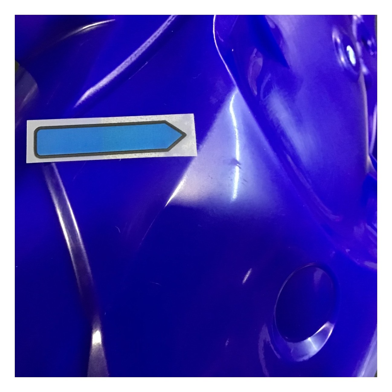 Acerbis Rear Fender Yamaha YZ250F / FX / WR250F / YZ450F / FX / WR450F 2018-2022 Blue [Blemished - Very Good] - Image 3