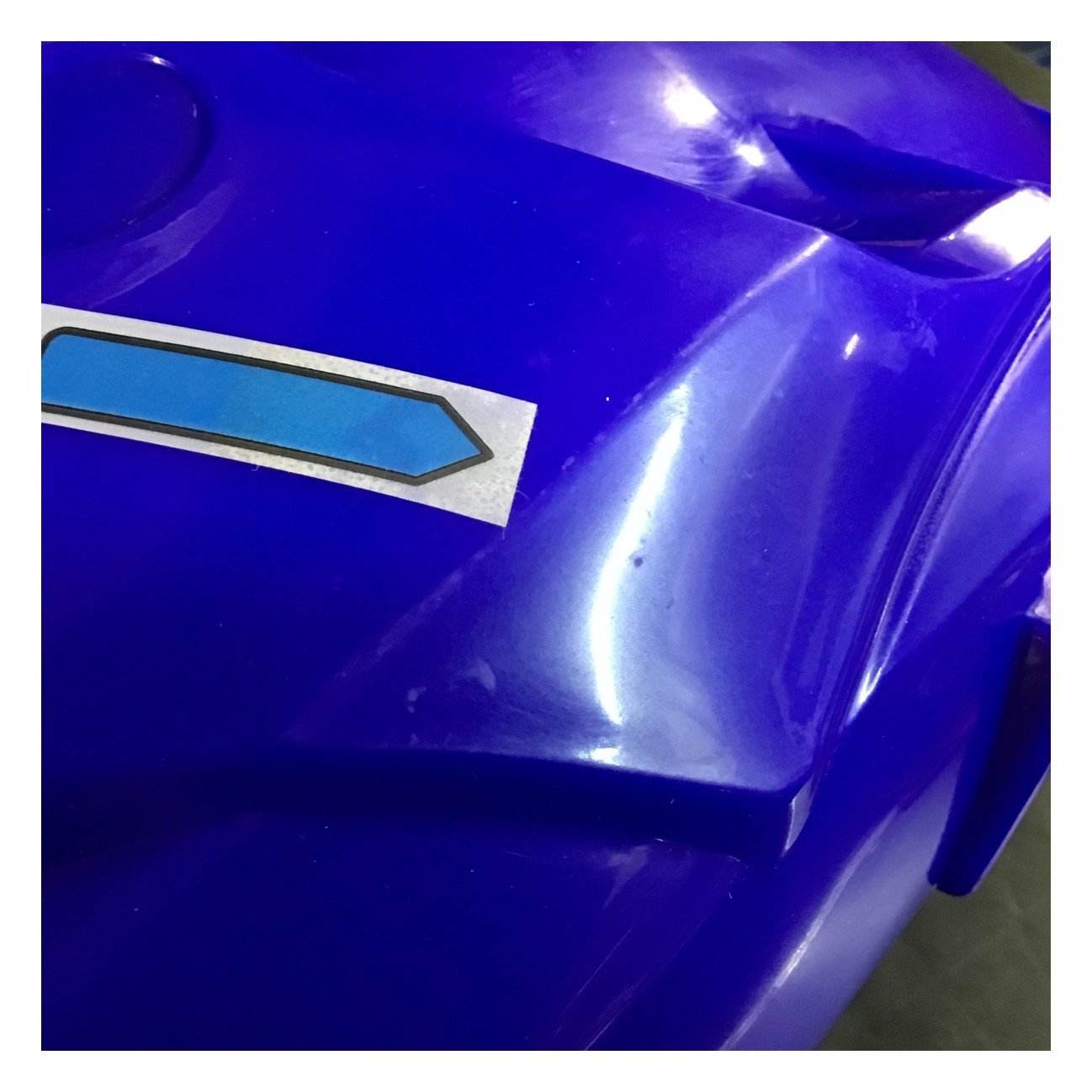 Acerbis Rear Fender Yamaha YZ250F / FX / WR250F / YZ450F / FX / WR450F 2018-2022 Blue [Blemished - Very Good] - Image 4