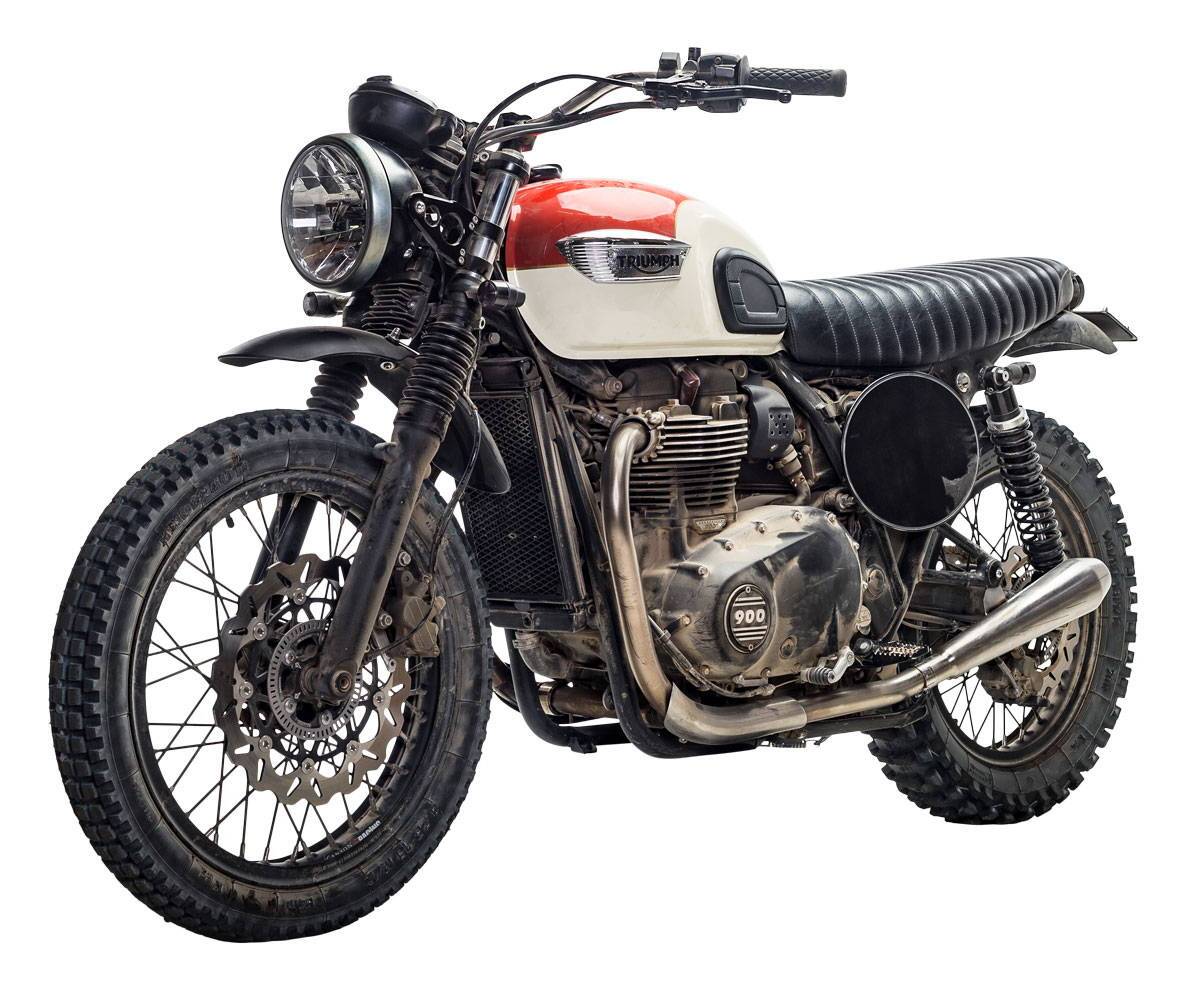 British Customs High Mount Fender Bracket Triumph - Image 3