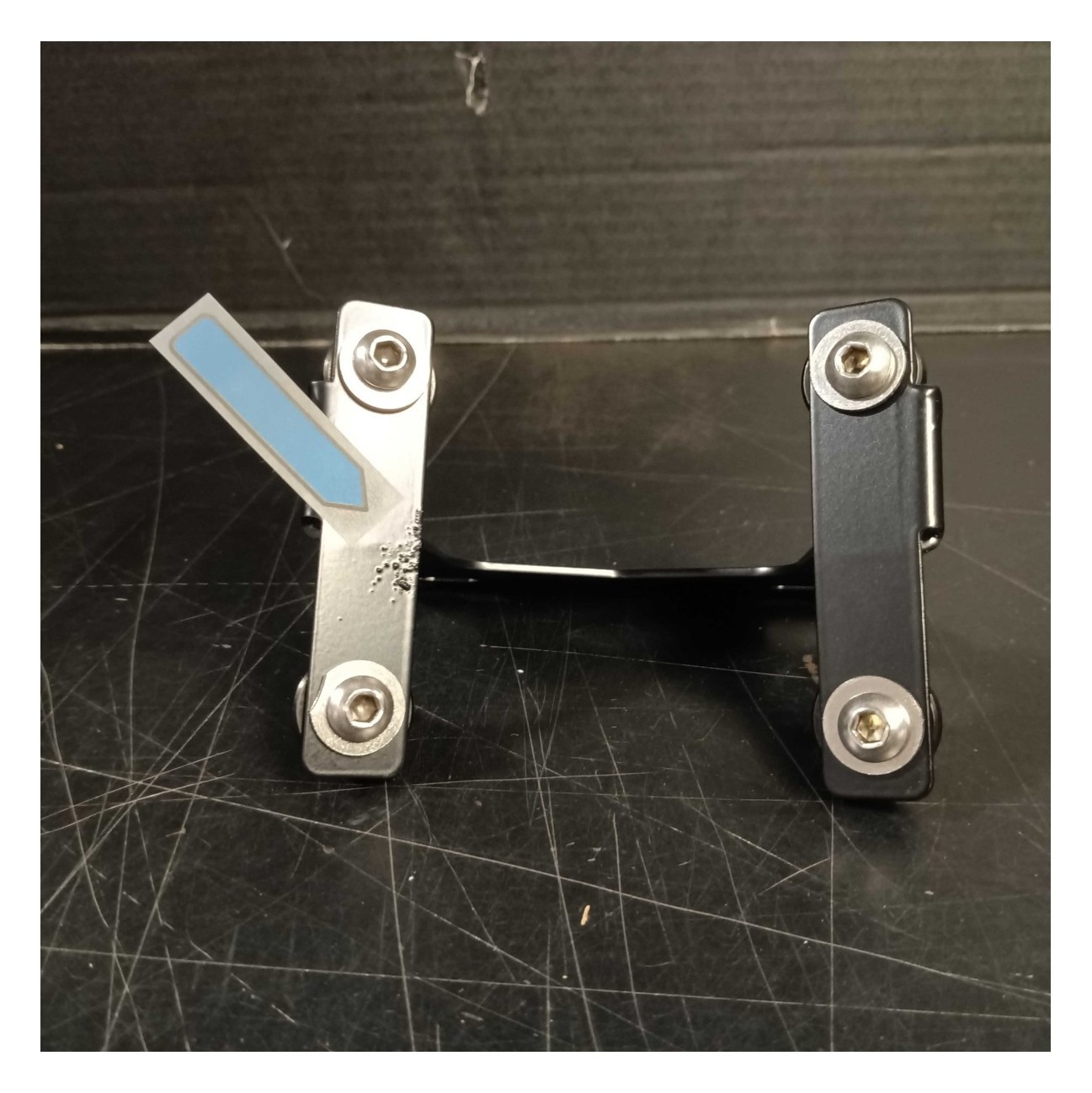 British Customs High Mount Fender Bracket Triumph Matte Black [Blemished - Very Good] - Image 3