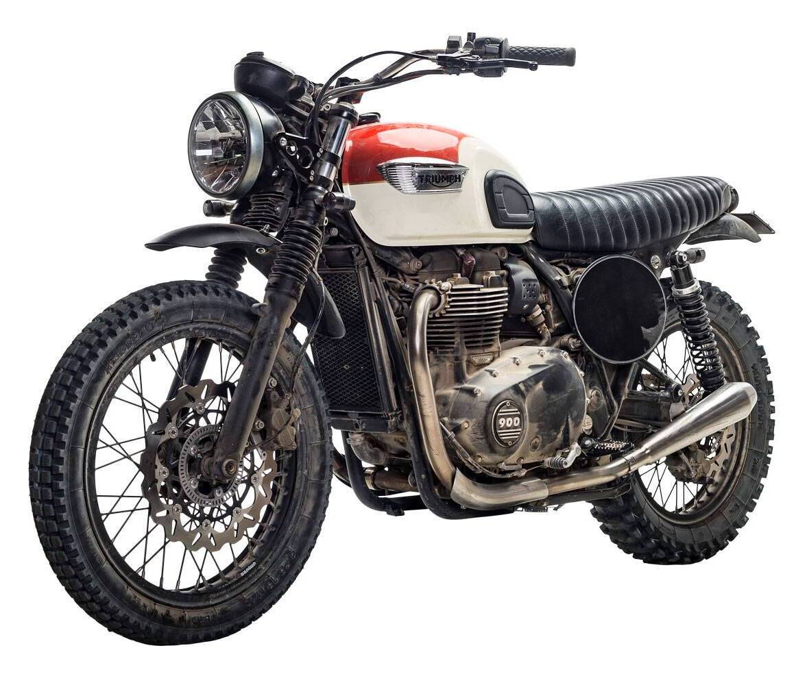 British Customs High Mount Fender Bracket Triumph Matte Black [Blemished - Very Good]