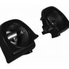 Fairings HogWorkz Vented Lower Fairing Speaker Pod Mounts For Harley Touring 1994-2013 Vivid Black [Previously Installed]