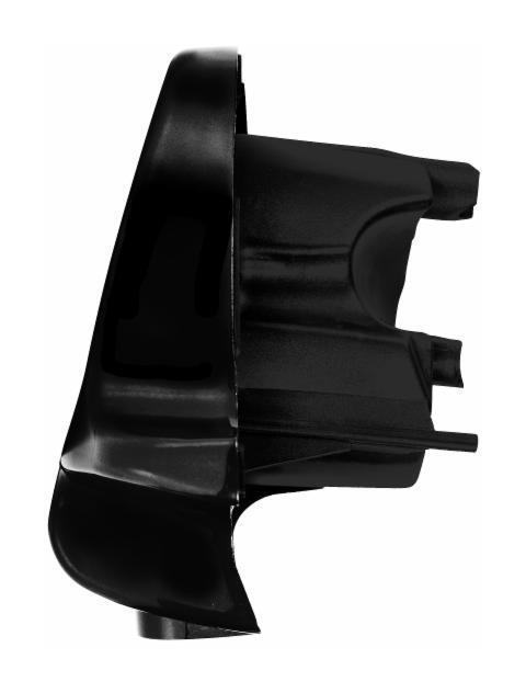 Fairings HogWorkz Vented Lower Fairing Speaker Pod Mounts For Harley Touring 1994-2013 Vivid Black [Previously Installed] - Image 4