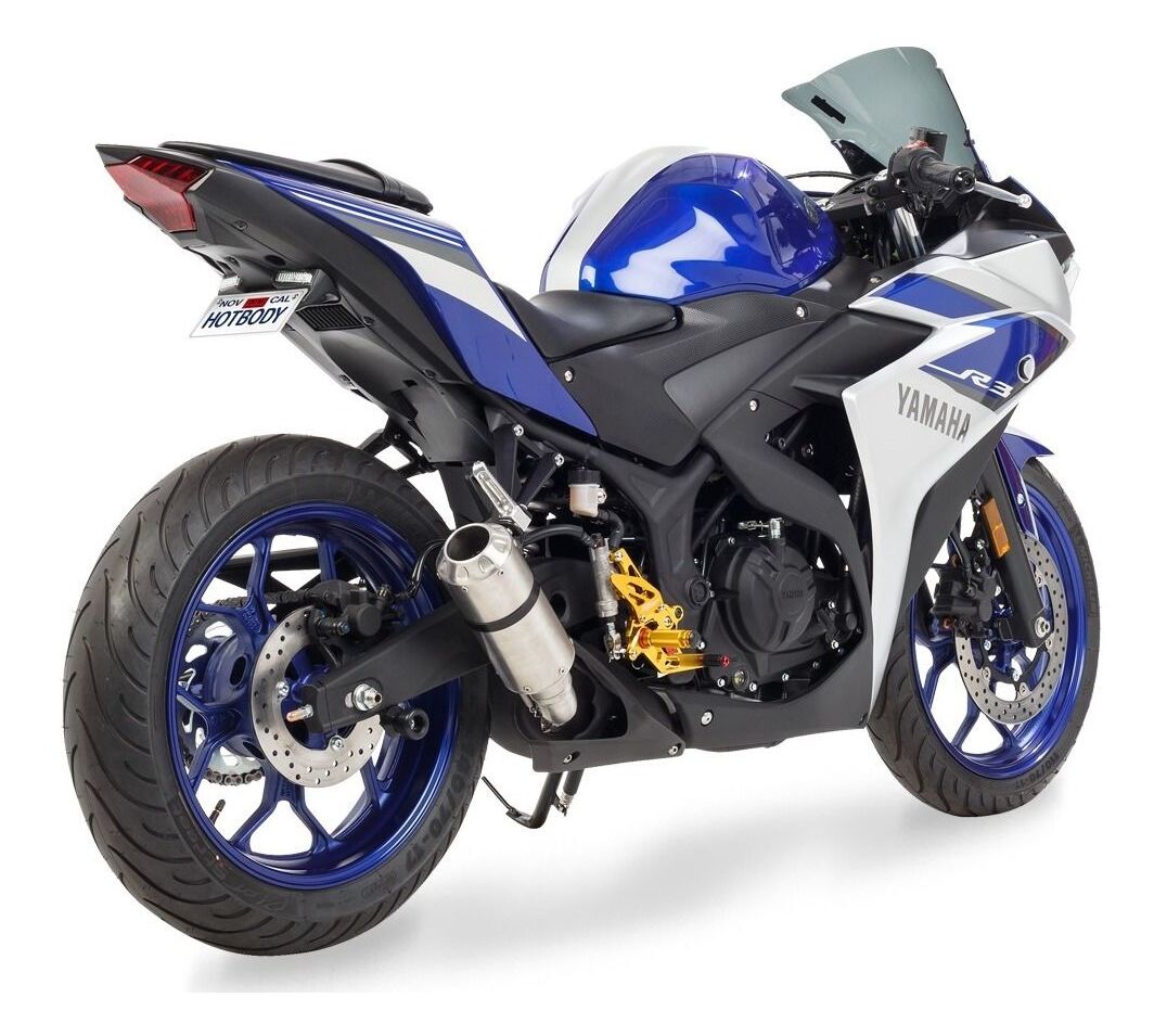 Hotbodies Racing Fender Eliminator Kits Hotbodies TAG Fender Eliminator Kit Yamaha R3 2015-2022 Black [Open Box] - Image 2