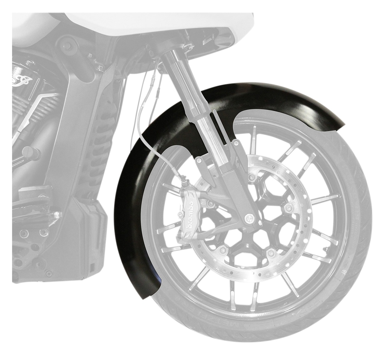 Klock Werks Tire Hugger Series Front Fender For Indian Challenger 2020-2022 - Image 3