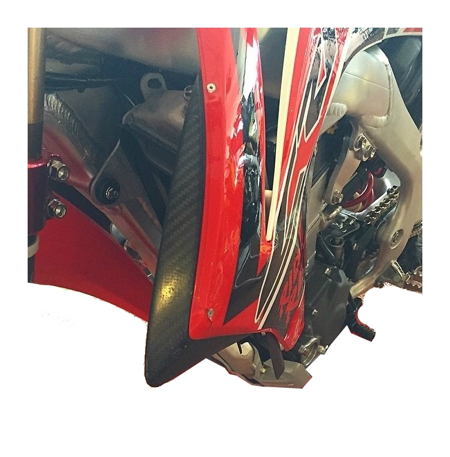 Bodywork P3 Carbon Fiber Radiator Shroud Extenders Honda CRF250R / CRF450R 2013-2017 - Image 2