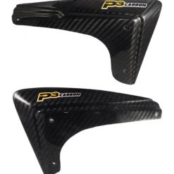 Bodywork P3 Carbon Fiber Radiator Shroud Extenders Honda CRF250R / CRF450R 2013-2017