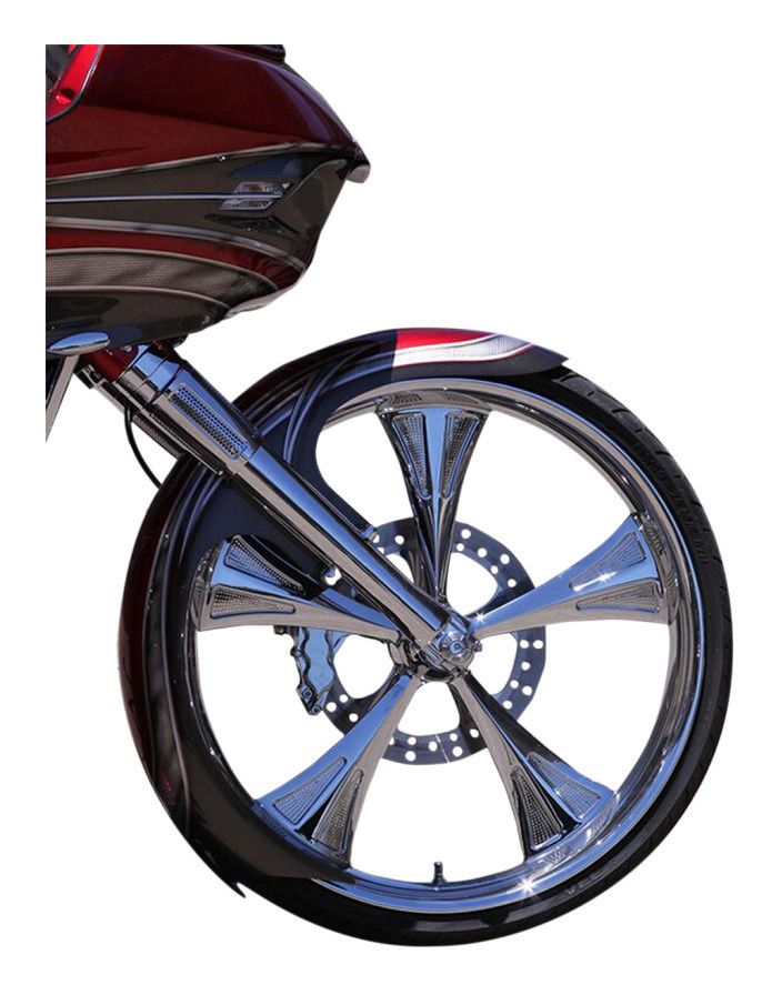 Paul Yaffe Talon Front Fender For Harley Touring 1986-2013 - Image 5