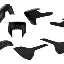 Bodywork Polisport Enduro Body Kit Husqvarna 150cc-501cc 2016-2019 Black [Open Box]