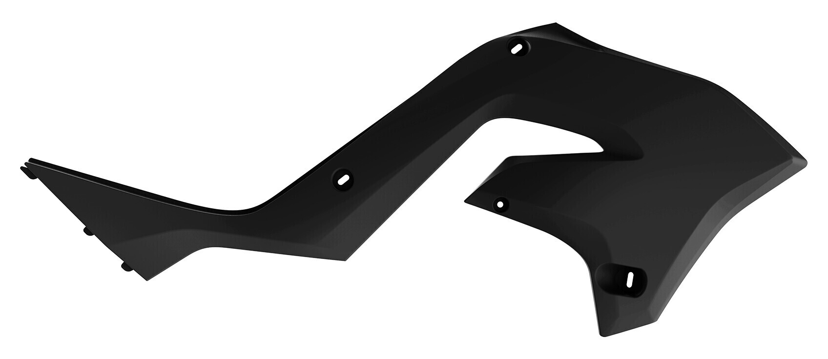 Bodywork Polisport Restyle Kit Radiator Shrouds Kawasaki KX125 / KX250 2003-2007 Black [Open Box]