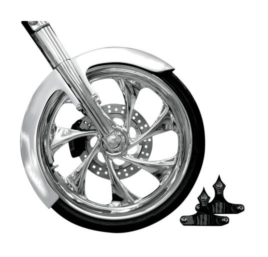 RC Components 23" Front Fender Kit For Harley Touring 1994-2013